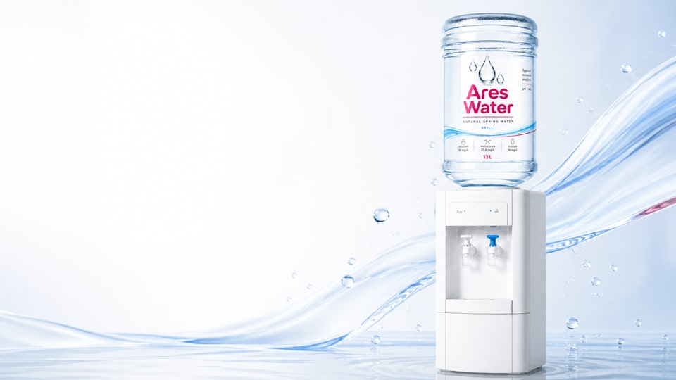 Ares Water 13L bottle and cooler service